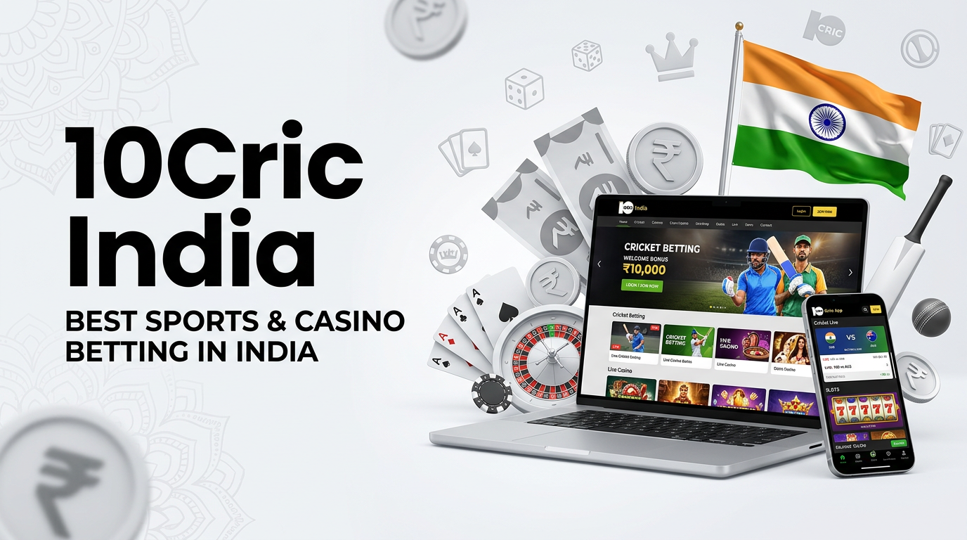 10Cric India online sportsbook and casino featuring cricket betting, live games, welcome offers, and real money rewards