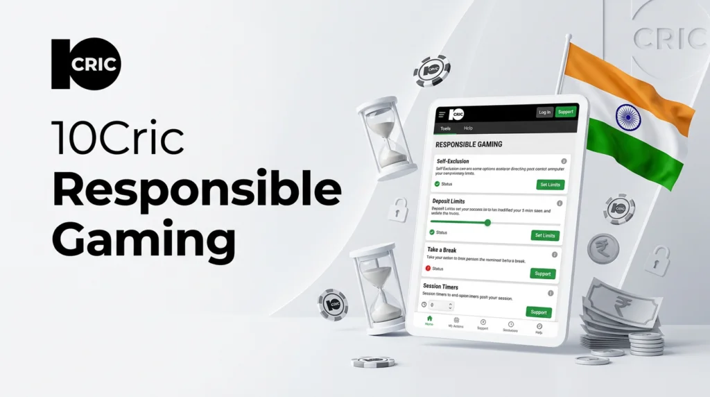 10Cric India responsible gambling policy promoting secure betting, player well-being, and safe online casino gaming